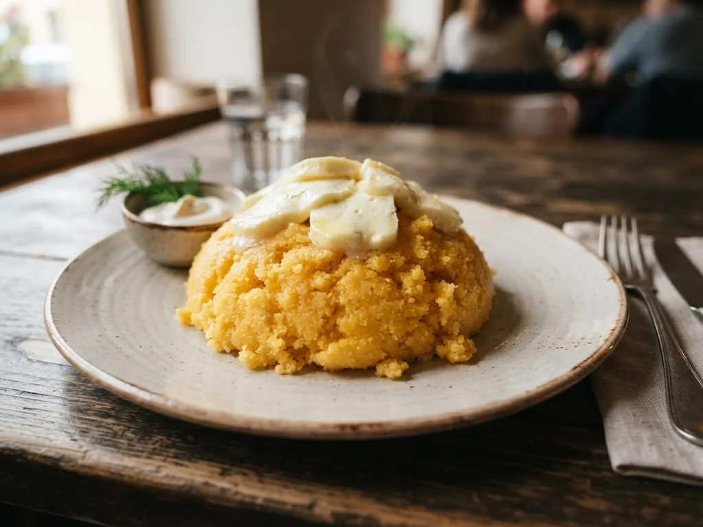 Мамалыга с сыром