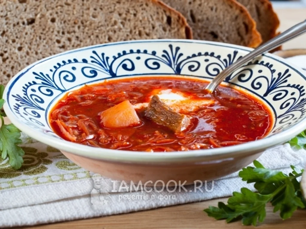 Борщ от Алёны